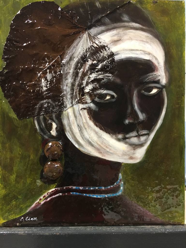 Original Portraiture People Painting by Catherine Clare