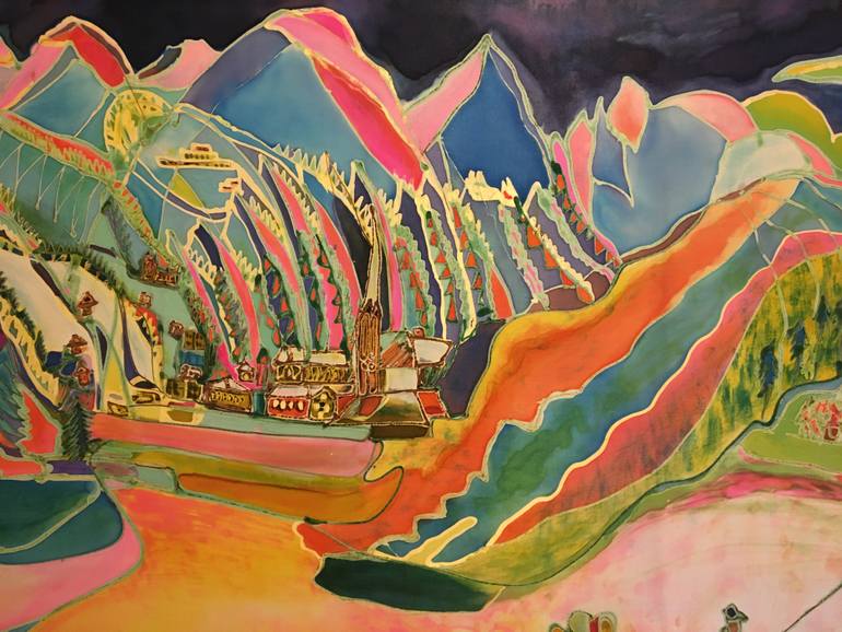 Original Expressionism Landscape Painting by Catherine Clare