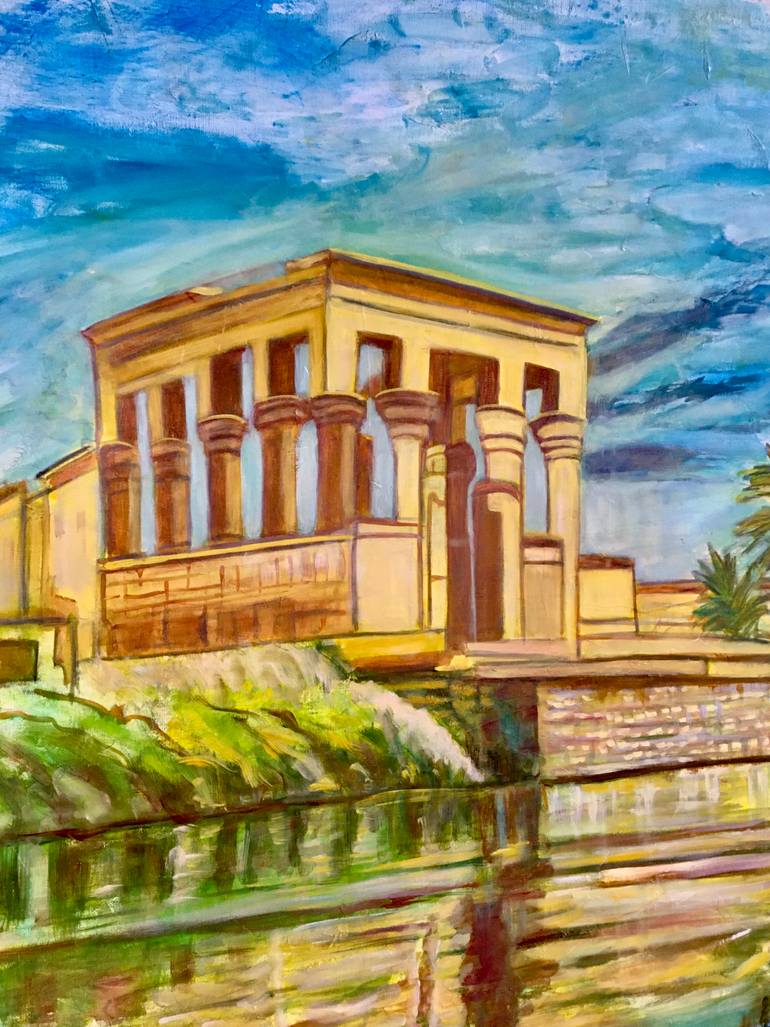 Original Figurative Architecture Painting by Catherine Clare