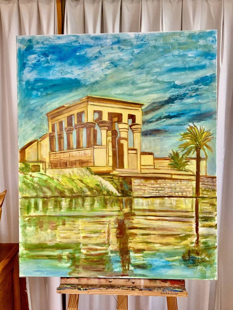 Original Figurative Architecture Painting by Catherine Clare