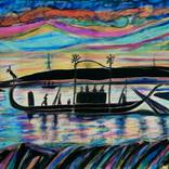 Collection Painting on silk canvas