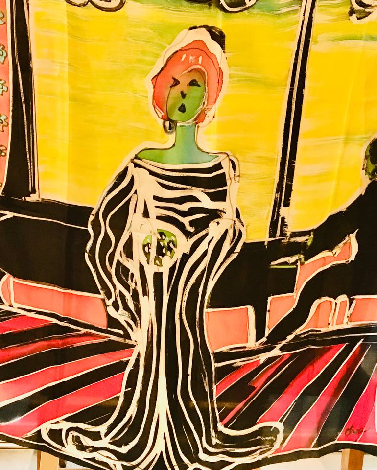 Original Expressionism Music Painting by Catherine Clare