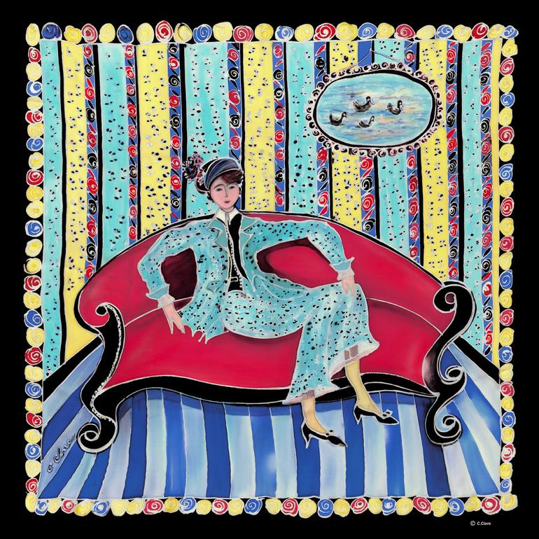 Original Art Deco Fashion Digital by Catherine Clare