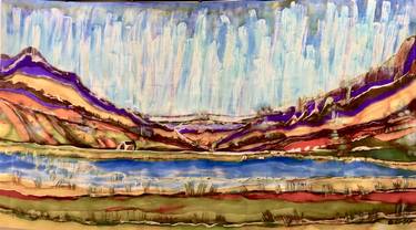 Original Expressionism Landscape Painting by Catherine Clare