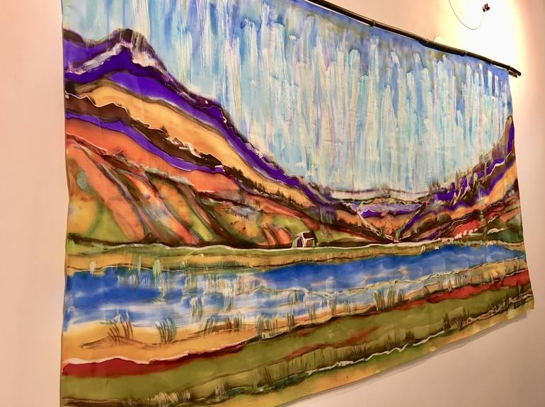 Original Expressionism Landscape Painting by Catherine Clare