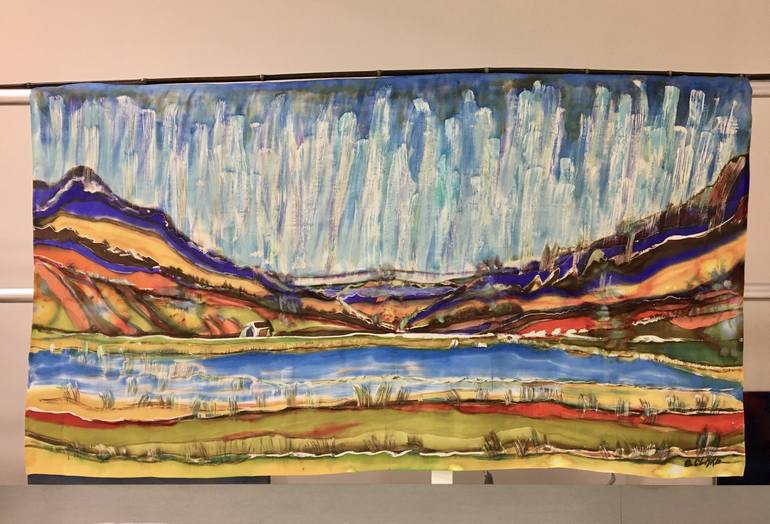 Original Expressionism Landscape Painting by Catherine Clare