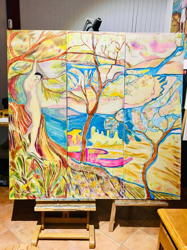 Original Contemporary Landscape Painting by Catherine Clare