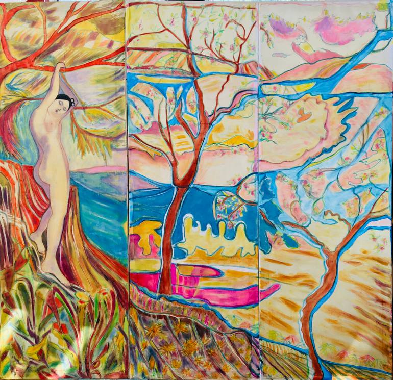 Original Contemporary Landscape Painting by Catherine Clare