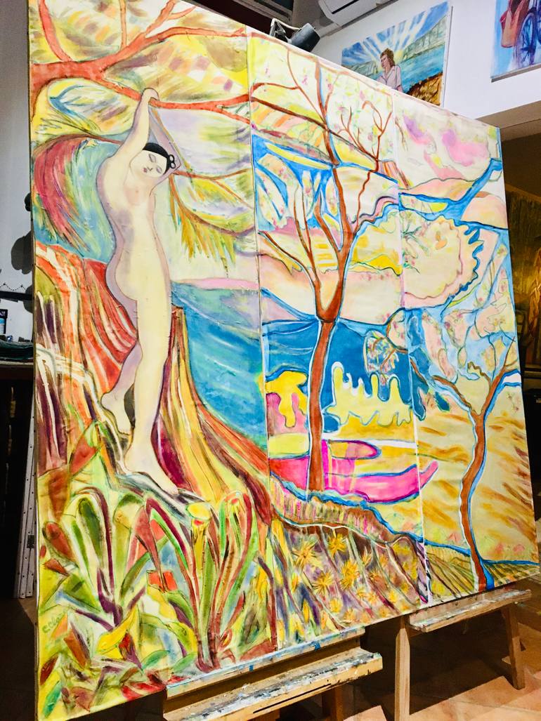 Original Contemporary Landscape Painting by Catherine Clare