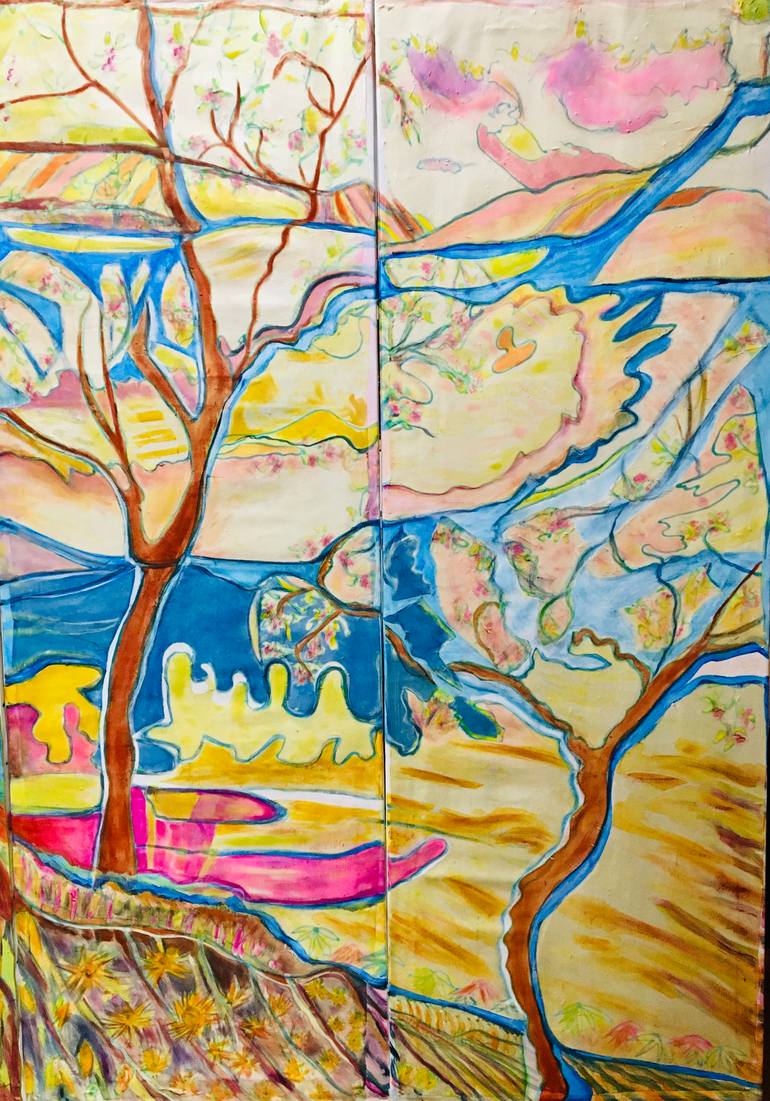 Original Contemporary Landscape Painting by Catherine Clare