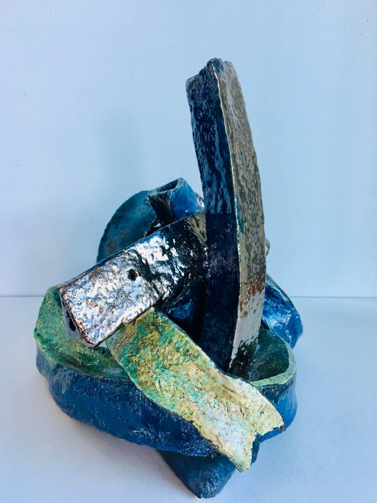 Original Abstract Expressionism Abstract Sculpture by Catherine Clare
