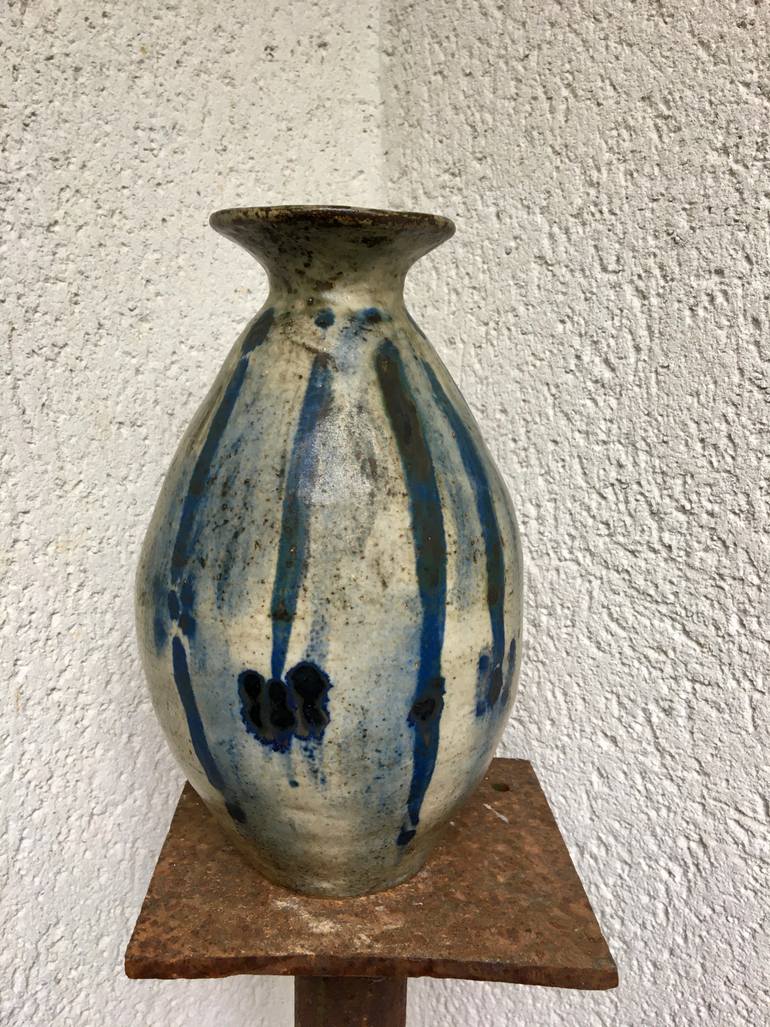 Original Art Deco Floral Sculpture by Catherine Clare