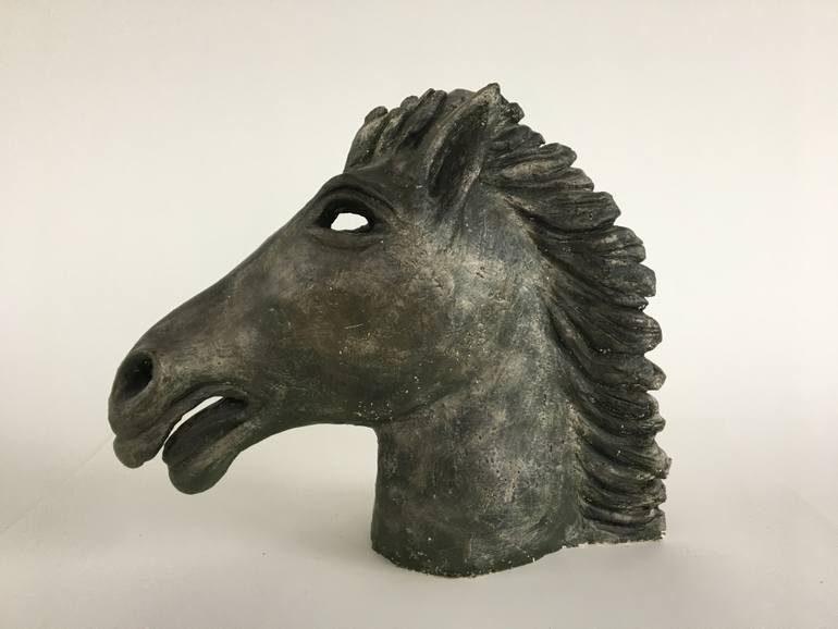 Original Antique Animal Sculpture by Catherine Clare