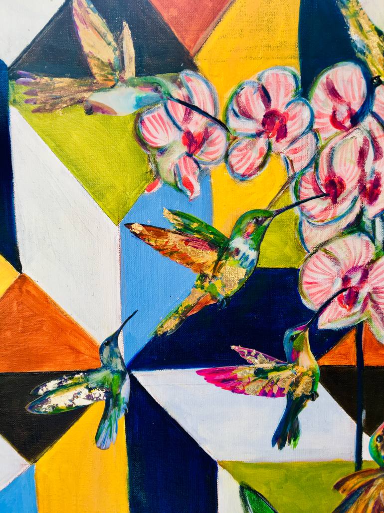 Original Contemporary Floral Painting by Catherine Clare
