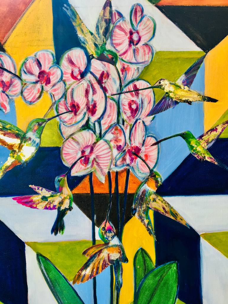 Original Contemporary Floral Painting by Catherine Clare