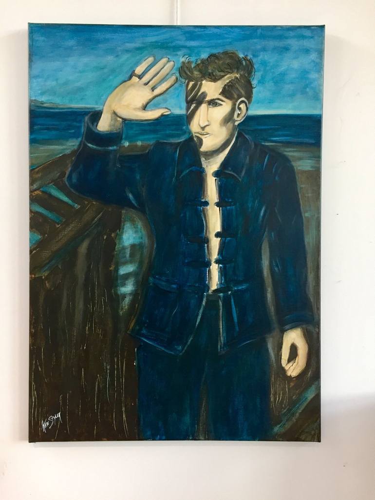Original Figurative Men Painting by Catherine Clare