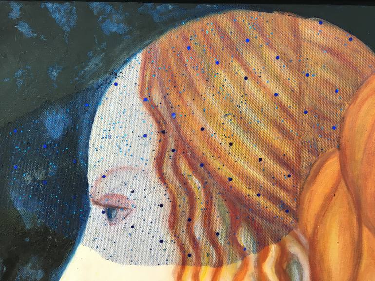 Original Expressionism People Painting by Catherine Clare