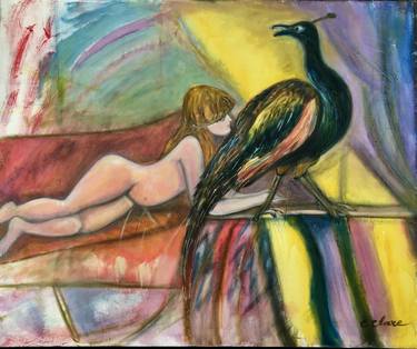 Print of Expressionism Nude Paintings by Catherine Clare