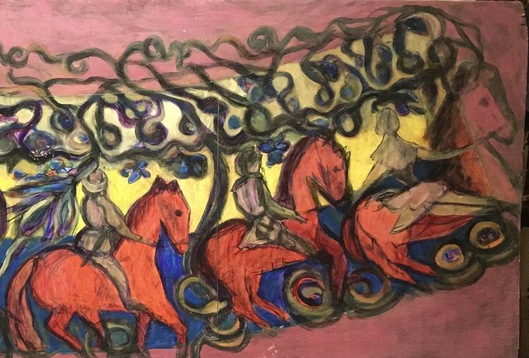 Original Horse Painting by Catherine Clare