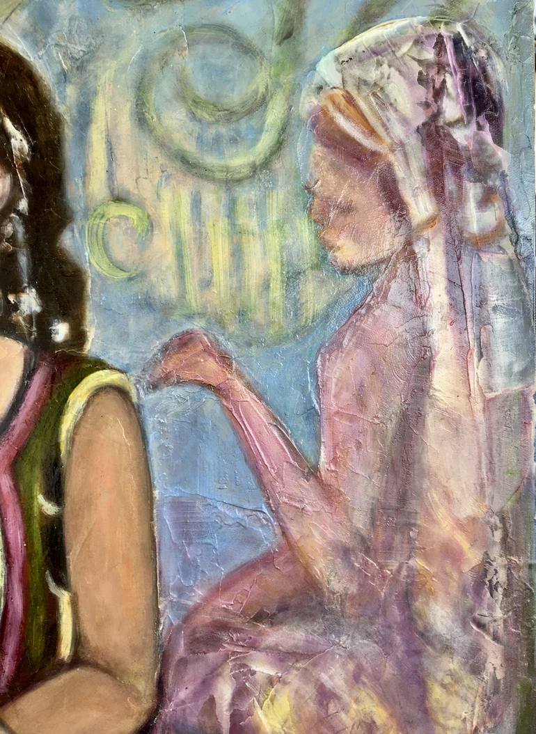 Original Figurative Women Painting by Catherine Clare