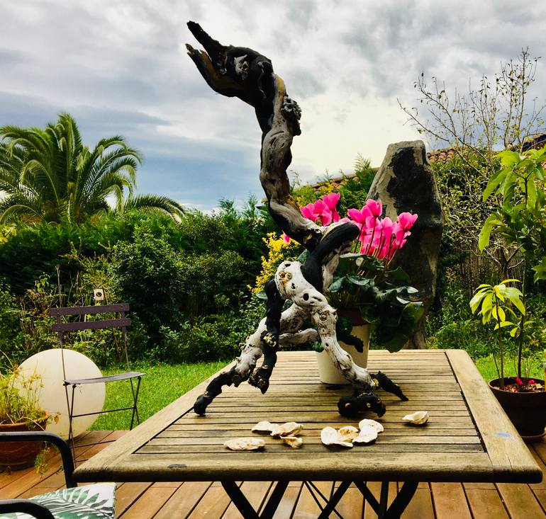 Original Art Deco Abstract Sculpture by Catherine Clare