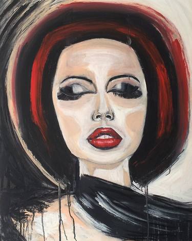 Original Portrait Painting by Regina Csano