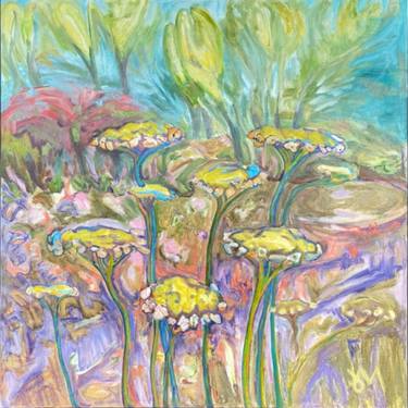 Original Expressionism Floral Paintings by Yolanda Marsolais
