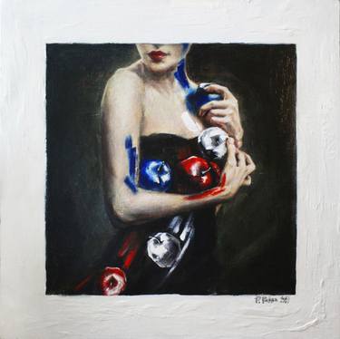 Original Conceptual World Culture Painting by Petra Rubar