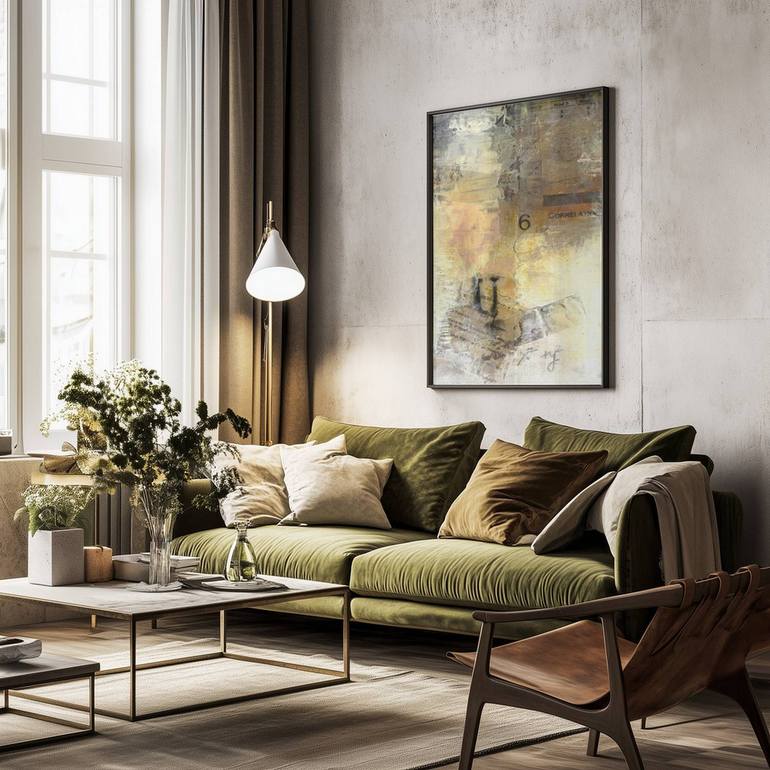 Original Abstract Expressionism Abstract Painting by Deb Chaney