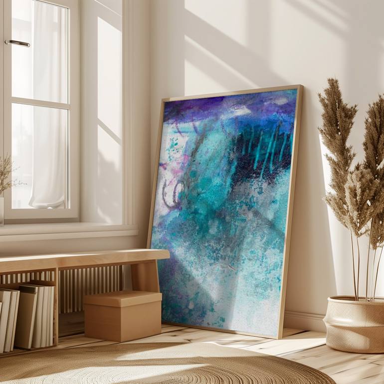 Original Abstract Expressionism Abstract Painting by Deb Chaney