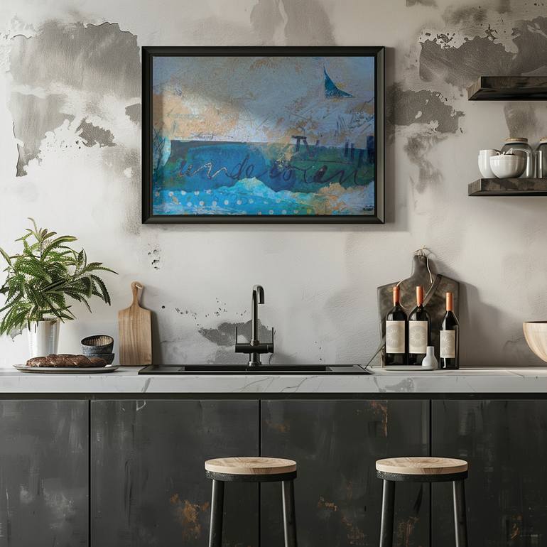 Original Abstract Expressionism Abstract Painting by Deb Chaney