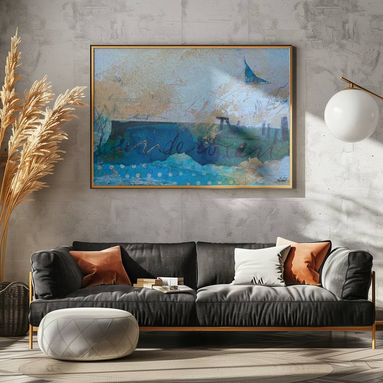 Original Abstract Expressionism Abstract Painting by Deb Chaney