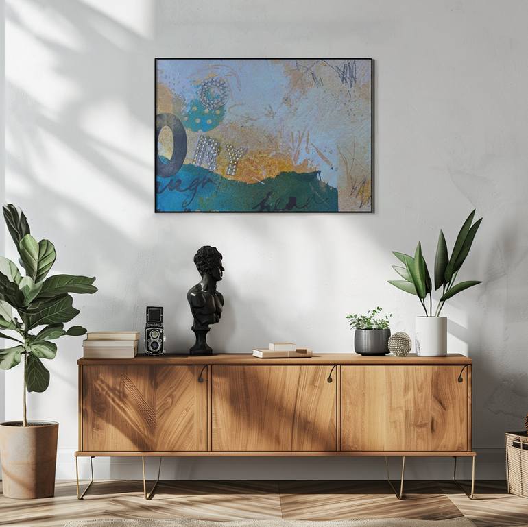 Original Abstract Expressionism Abstract Painting by Deb Chaney