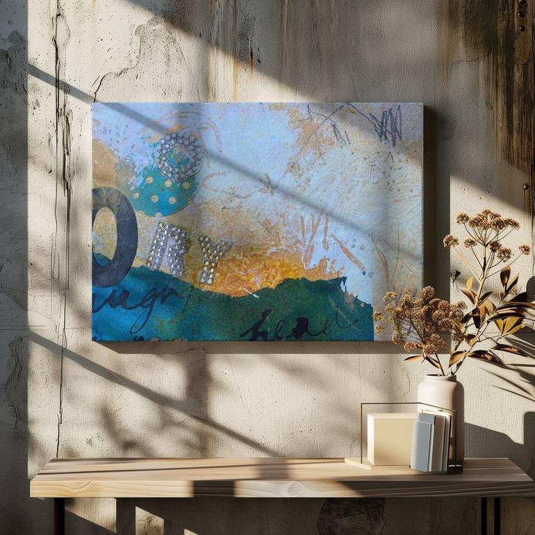 Original Abstract Expressionism Abstract Painting by Deb Chaney