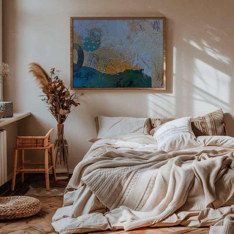 Original Abstract Expressionism Abstract Painting by Deb Chaney