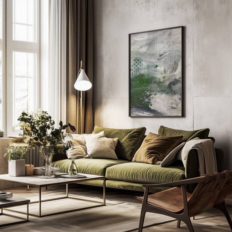 Original Abstract Expressionism Abstract Painting by Deb Chaney