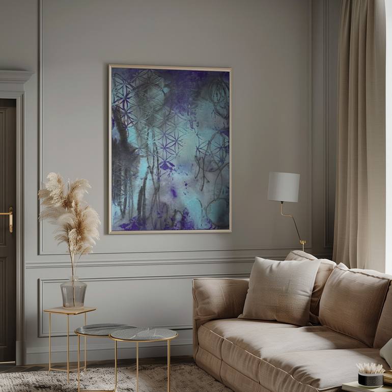 Original Abstract Expressionism Abstract Painting by Deb Chaney