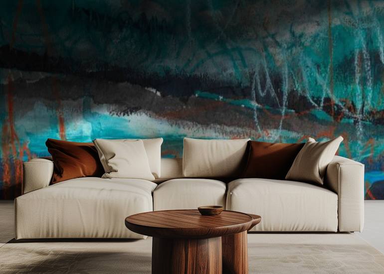 Original Abstract Expressionism Abstract Painting by Deb Chaney