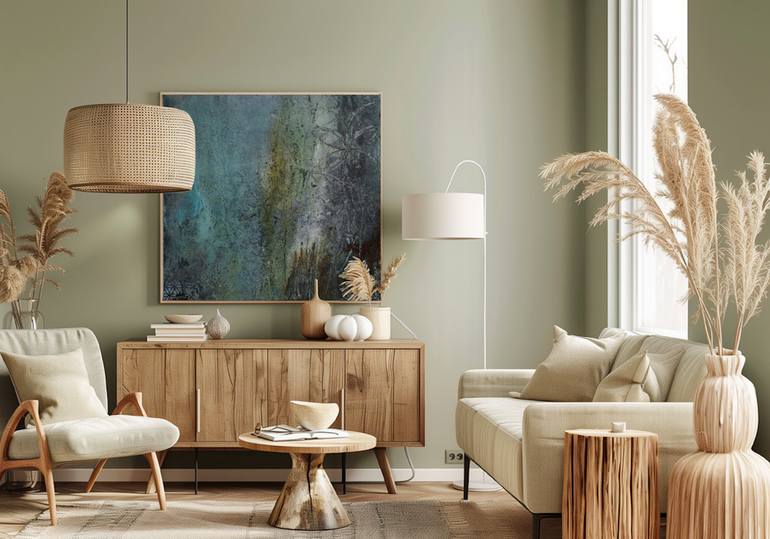 Original Abstract Expressionism Abstract Painting by Deb Chaney