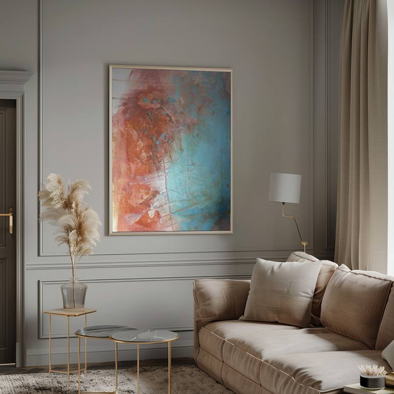 Original Color Field Painting Abstract Painting by Deb Chaney