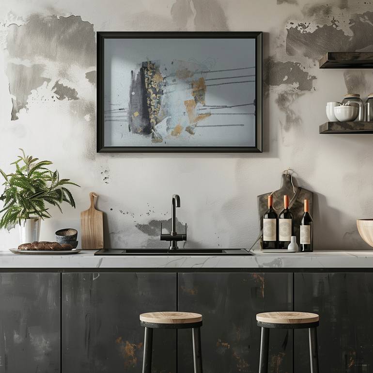 Original Abstract Expressionism Abstract Painting by Deb Chaney