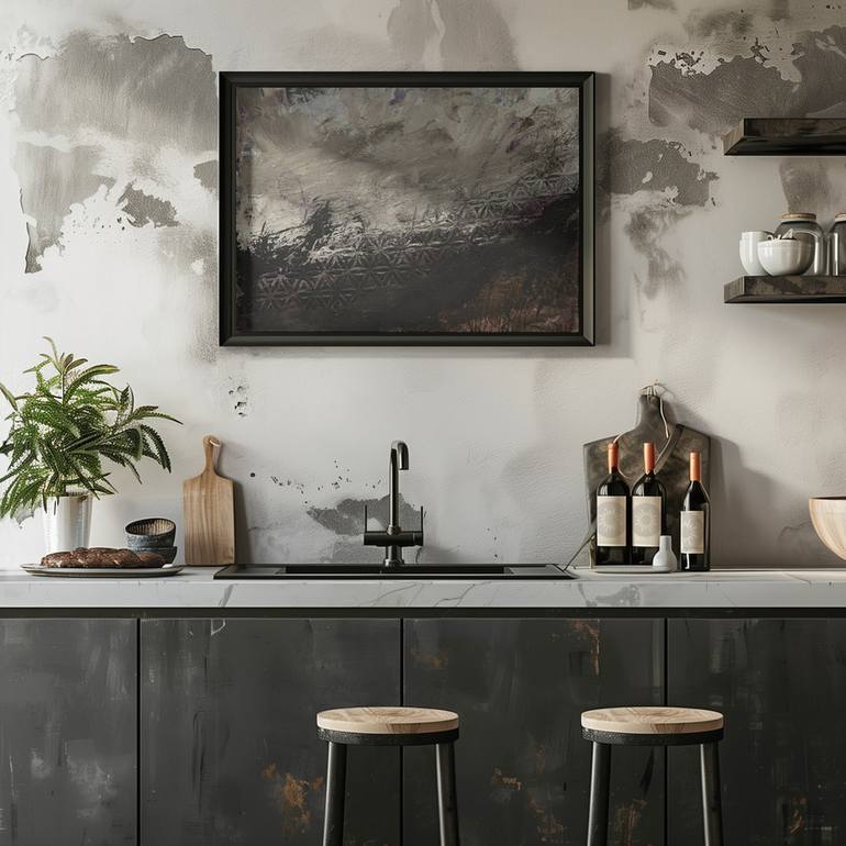 Original Abstract Expressionism Abstract Painting by Deb Chaney