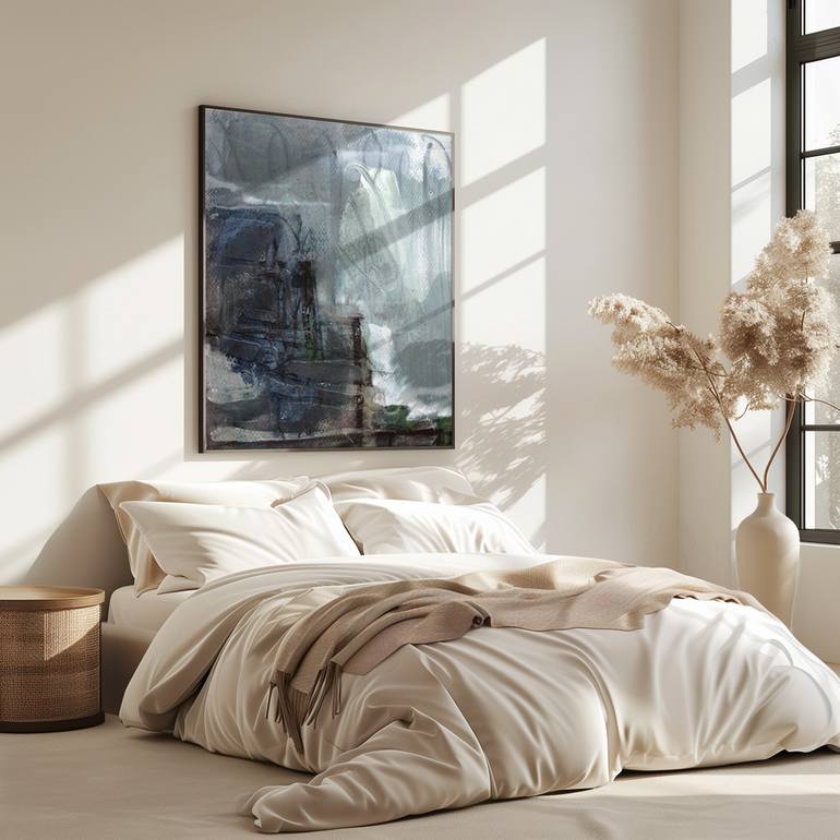 Original Abstract Expressionism Abstract Painting by Deb Chaney