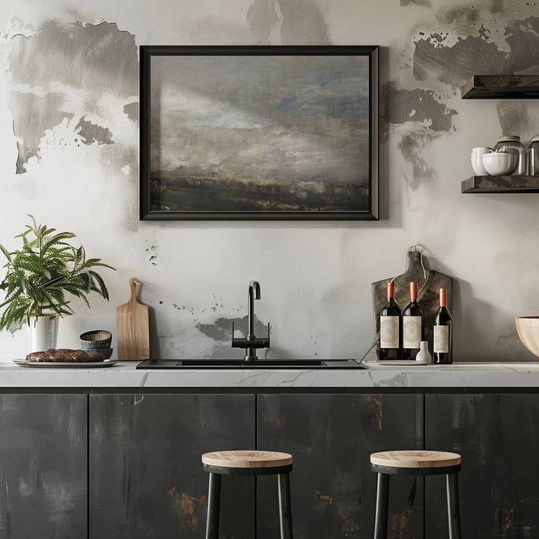 Original Abstract Landscape Painting by Deb Chaney