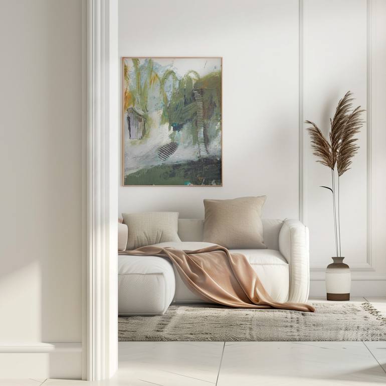 Original Abstract Expressionism Abstract Painting by Deb Chaney