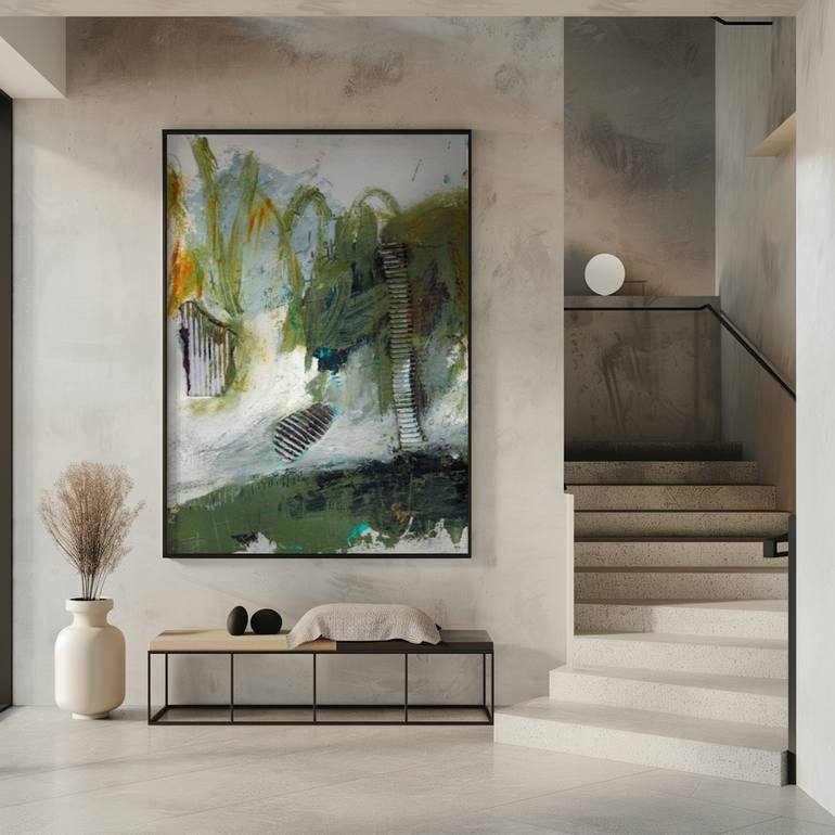 Original Abstract Expressionism Abstract Painting by Deb Chaney