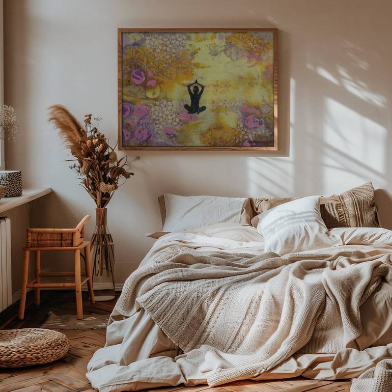 Original Abstract Expressionism Health & Beauty Painting by Deb Chaney