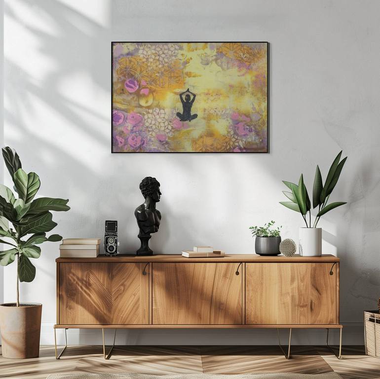 Original Abstract Expressionism Health & Beauty Painting by Deb Chaney