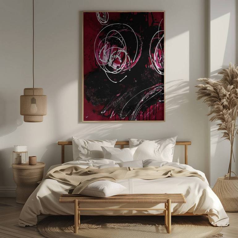 Original Abstract Expressionism Abstract Painting by Deb Chaney