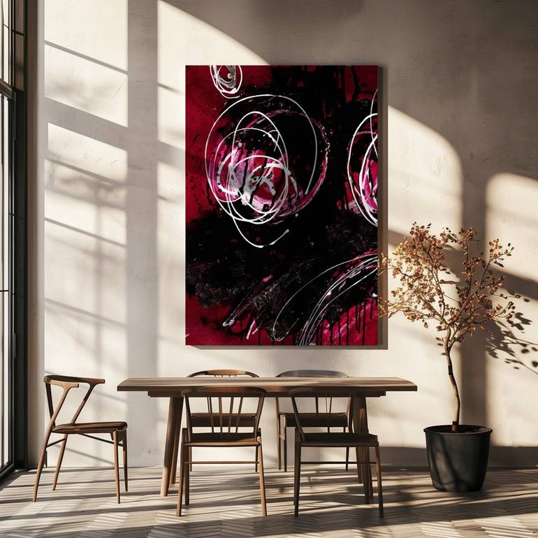 Original Abstract Expressionism Abstract Painting by Deb Chaney